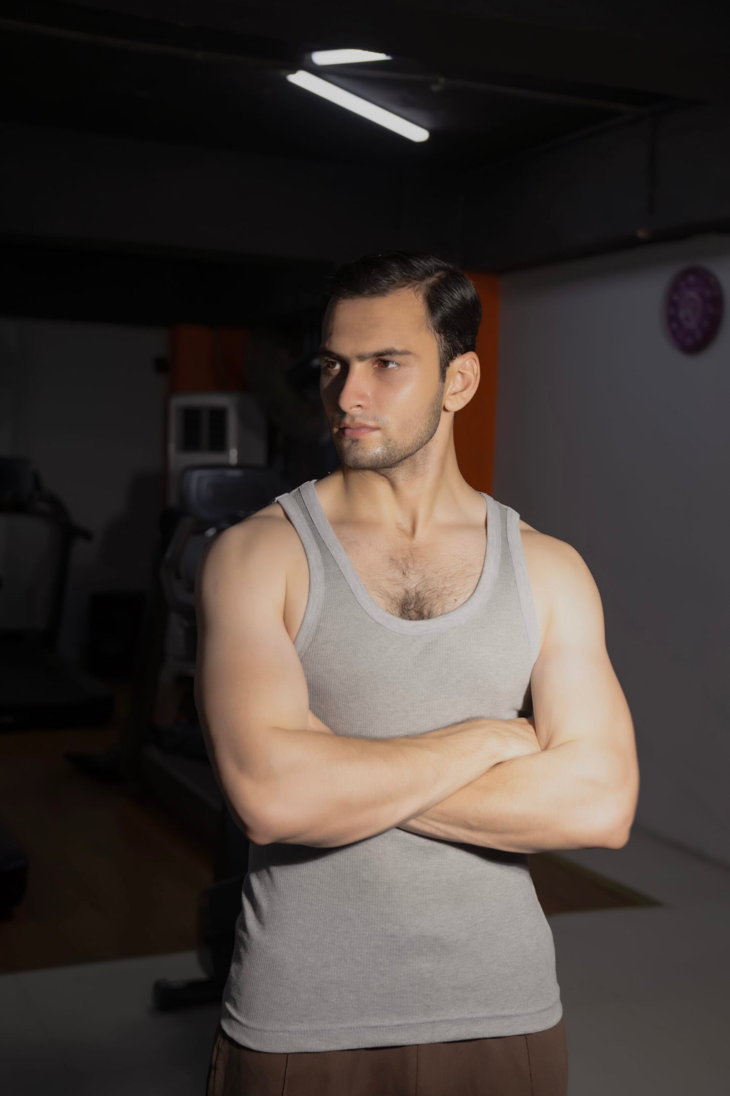 Men's Premium Cotton Ribbed Tank Top 3 Pcs