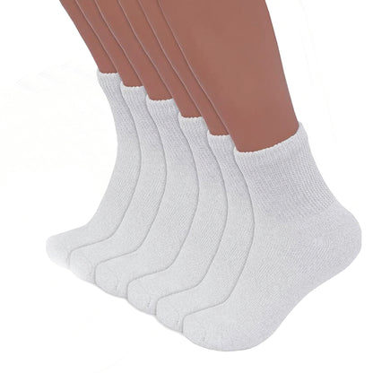 Quarter Diabetic Socks – Soft, Comfortable & Non-Binding for Daily Use (12 Pairs)