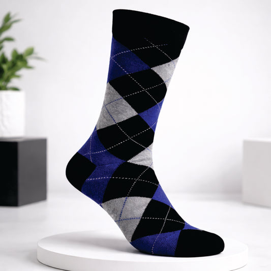 Men’s Premium Dress Socks – Breathable Cotton Blend | Comfortable All-Day Wear (3–6 Pack)