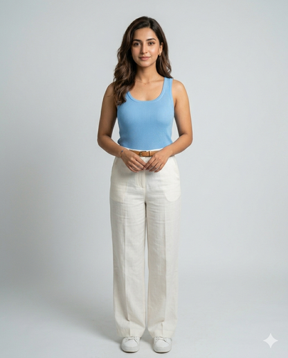 Women’s Cotton Relaxed Fit Tank Top – Everyday Basic