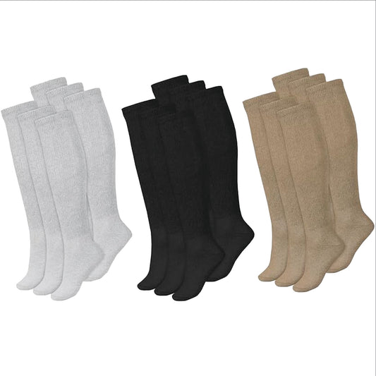 Diabetic "OVER THE CALF" Full Cushioned Premium Soft Cotton